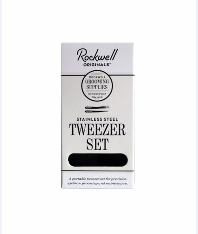 Rockwell Body Care Stainless Steel Tweezer Set