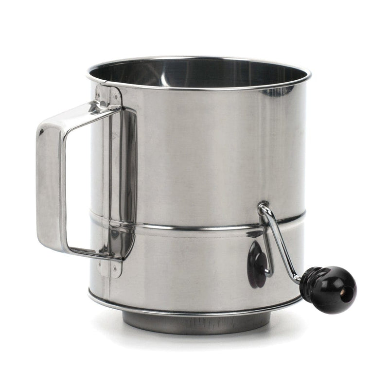 RSVP Kitchen Crank Style Sifter 3-cup