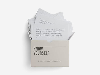 School of Life Inspirational Know Yourself Card Set