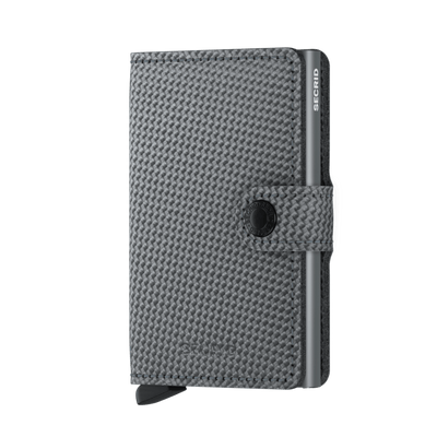 Secrid Accessories Carbon Cool Grey Secrid Mini Wallet