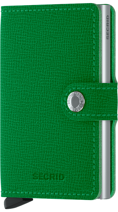 Secrid Accessories Crisple Light Green Secrid Mini Wallet