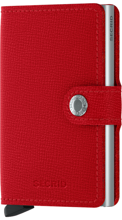 Secrid Accessories Crisple Red Secrid Mini Wallet