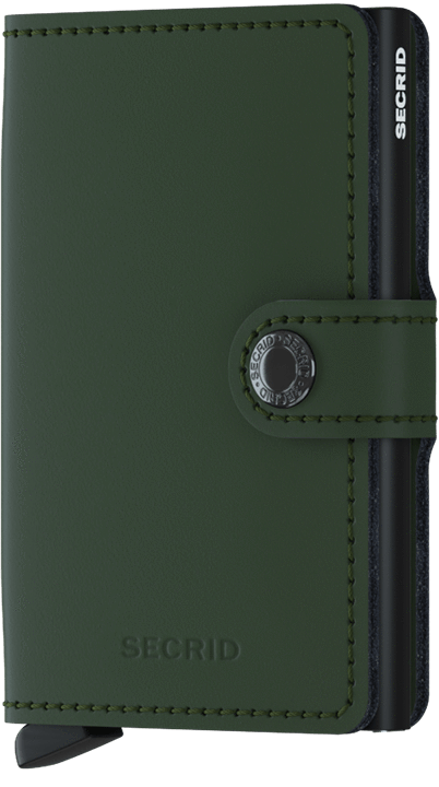 Secrid Accessories Matte Green-Black Secrid Mini Wallet