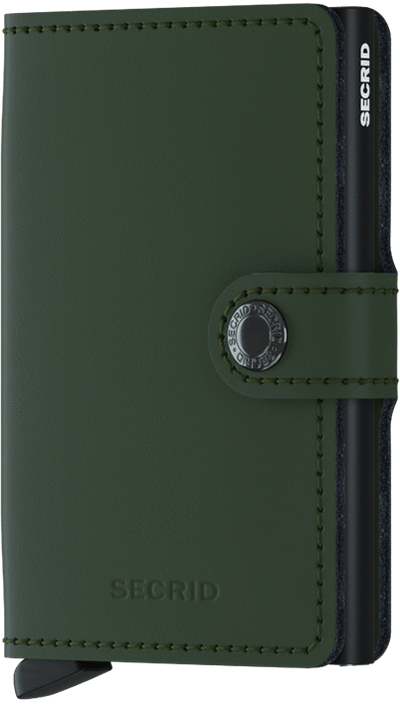 Secrid Accessories Matte Green-Black Secrid Mini Wallet