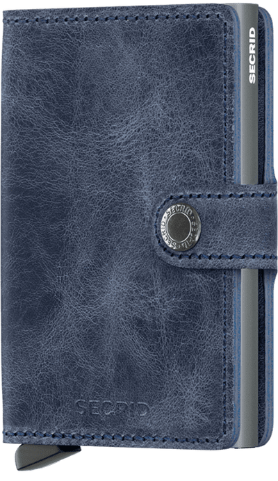 Secrid Accessories Vintage Blue Secrid Mini Wallet