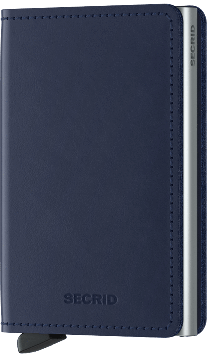 Secrid Accessories Original Navy Secrid Slim Wallet