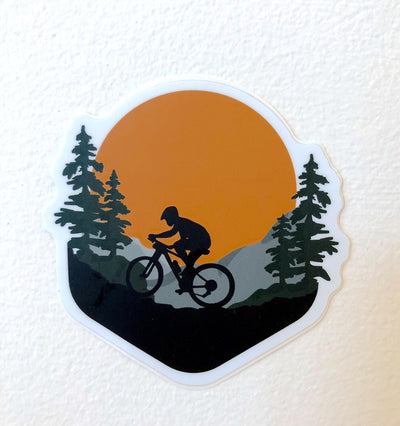 Stickers Northwest Other Stationery Mountain Bike Stickers by Stickers Northwest