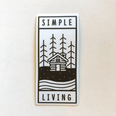 Stickers Northwest Other Stationery Simple Living Stickers by Stickers Northwest