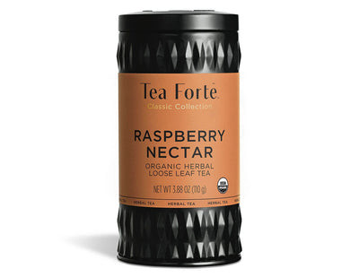 Tea Forte Branded Teas Raspberry Nectar Organic Loose Leaf Tea Canister