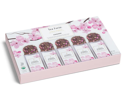 Tea Forte Branded Teas Hanami Cherry Blossom Single Steeps Tea Assortments