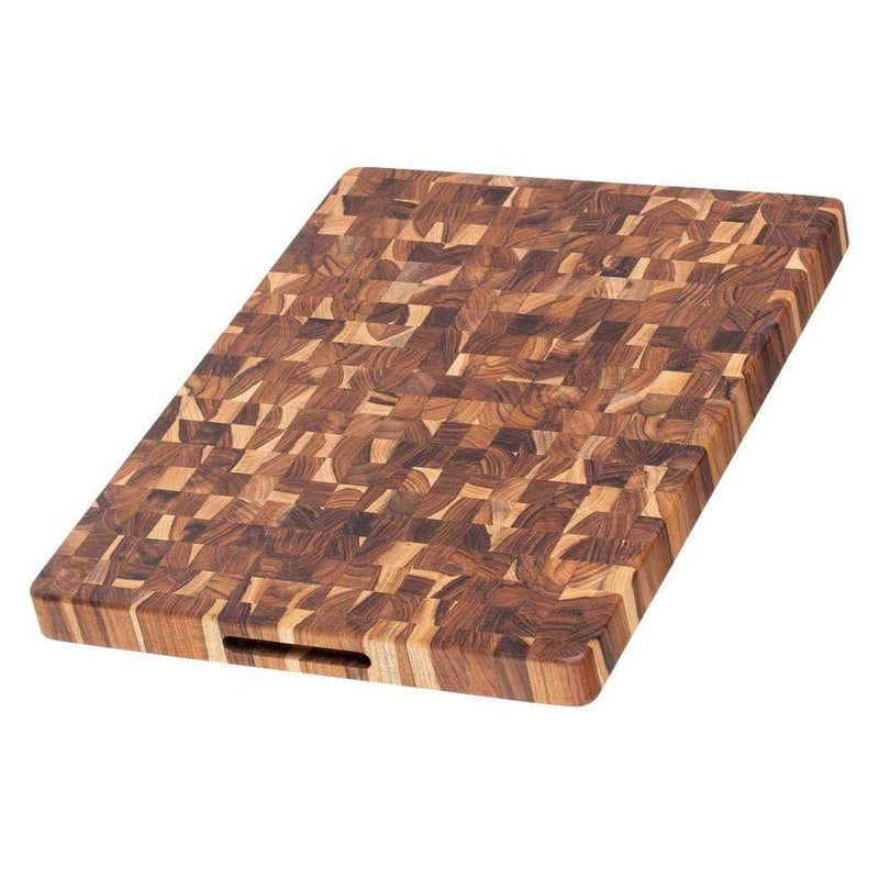 Teakhaus Butcher Block Cutting Board with Hand Grip