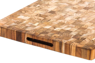 Teakhaus Butcher Block Cutting Board with Hand Grip