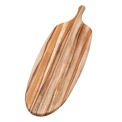 Teakhaus Paddle Serving Long Cutting Board