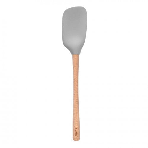 Tovolo Kitchen Tools & Utensils Oyster Grey Flex Core Wood Handled Spoonula