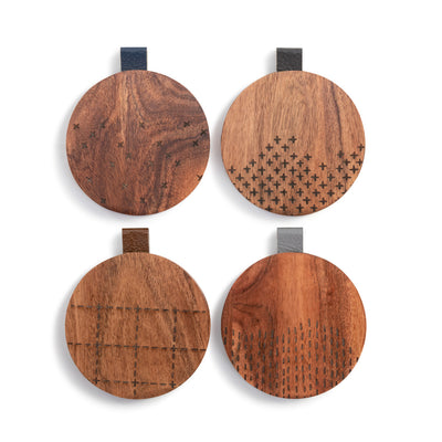 Wood Coaster Sets