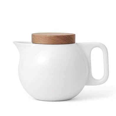 Viva Teaware White Jaimi Porcelain Teapot Small